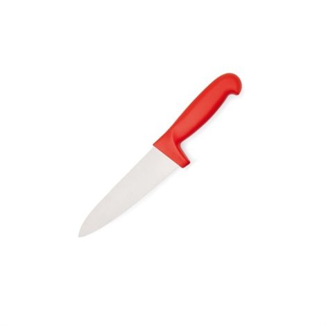 Nůž kuchyňský 25cm červená rukojeť