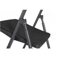 Plastová skladacia stolička ZOWN ARAN CHAIR - NEW - čierna