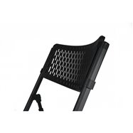 Plastová skladacia stolička ZOWN ARAN CHAIR - NEW - čierna