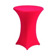 Elastický poťah ONYX na koktejlové stoly Ø 80-85 cm + čiapka ZADARMO, ružový, 200 g / m²