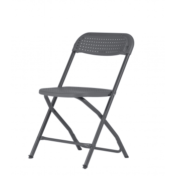 Plastová skladacia stolička BIG ALEX CHAIR - NEW - šedá