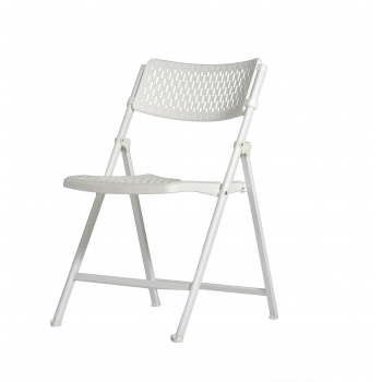 Plastová skladacia stolička ZOWN ARAN CHAIR - NEW - biela