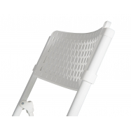 Plastová skladacia stolička ZOWN ARAN CHAIR - NEW - biela