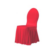 SIESTA - poťah na stoličku, Červená