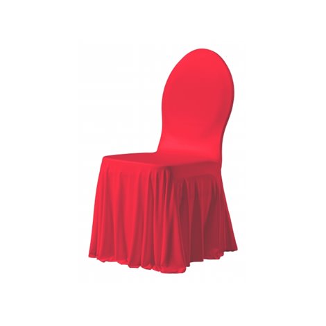 SIESTA - poťah na stoličku, Červená