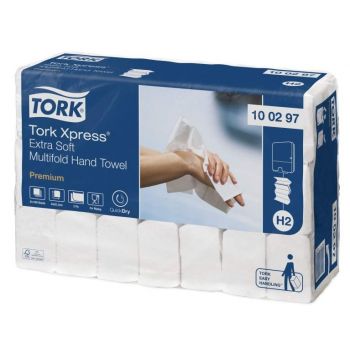 Tork Xpress® papierové uteráky  4 / M 2100 ks, 21,2 x 34 cm, 21 bal., Multifold extra jemné biele