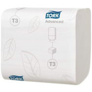 Tork toaletný papier T3 8712 ks, 2-vrstvový, 11 x 19 cm, 36 bal.,  Folded biely