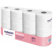 Toaletný papier Harmony Professional 3vr., Celulóza, biely 80%, 56x29,5 m