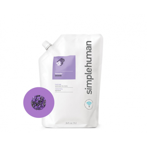 Hydratačné tekuté mydlo Simplehuman - 1 l náhradná náplň s vôňou levandule