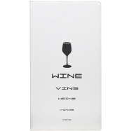 Vínový  lístok Securit Design dlhý - biela