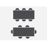 Caterignový stôl ZOWN SHARP - PROFI, 182 x 76 cm so skladacou doskou stola