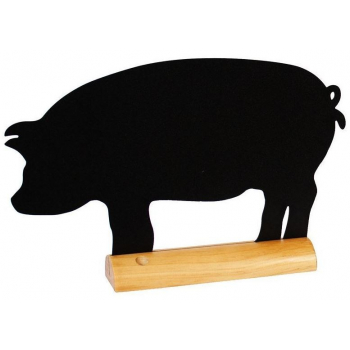 Stolná popisovacia tabuľa Securit s dreveným stojanom a 1 popisovačom PIG