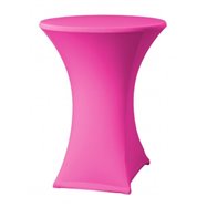 Elastický poťah na stoly s doskou Ø 70 cm + čapica ZADARMO, 180 g/m², Ružová