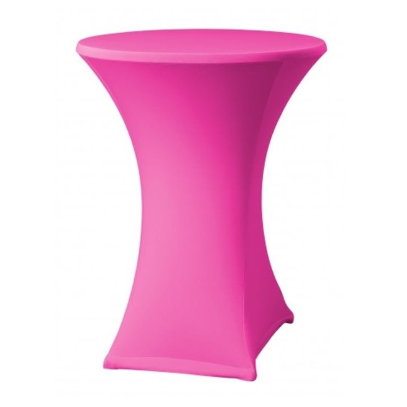 Elastický poťah na stoly s doskou Ø 70 cm + čapica ZADARMO, 180 g/m², Ružová