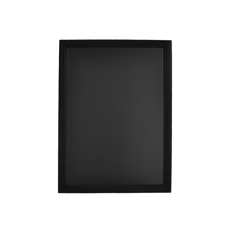 Nástenná obojstranná tabuľa 60 x 80 cm Securit Universal - čierna