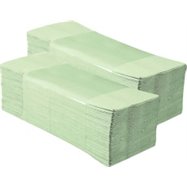 Papierové uteráky skladané MERIDA zelenkavé PZ10