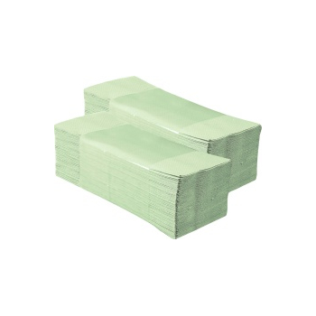 Papierové uteráky skladané MERIDA zelenkavé PZ10