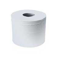 Toaletný papier MERIDA FLEXI, 100% celulóza, 2-vrst., Výš.13,5cm, pr.18cm, 180m, (12rolí/bal)
