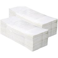 Jednotlivé papierové uteráky EKONOM BIELE, 5000 ks, 1 vrstvové (skôr PZ27)