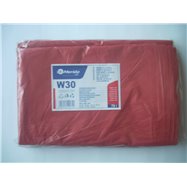 Vrecká na odpadky LDPE 30 mi, 60x90cm, 70 l, červené 50 ks/b
