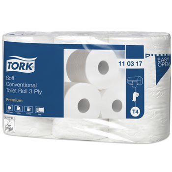 TORK jemný 3 - vrstvový toaletný papier konvenčný kotúč