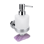 OMEGA: Dávkovač tekutého mydla 200ml, s magnetickou mydlovničkou