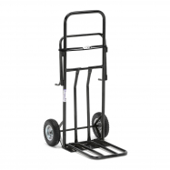 Multifunkčný vozík, držiak na vrecia, nosnosť 100 kg, čierny