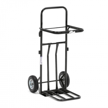 Multifunkčný vozík, držiak na vrecia, nosnosť 100 kg, čierny