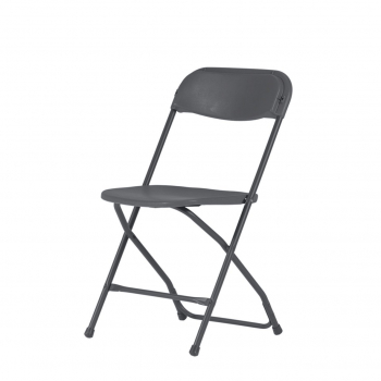 Plastová skladacia stolička ALEX CHAIR - NEW - šedá