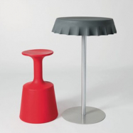 Dizajnová plastová stolička DRINK