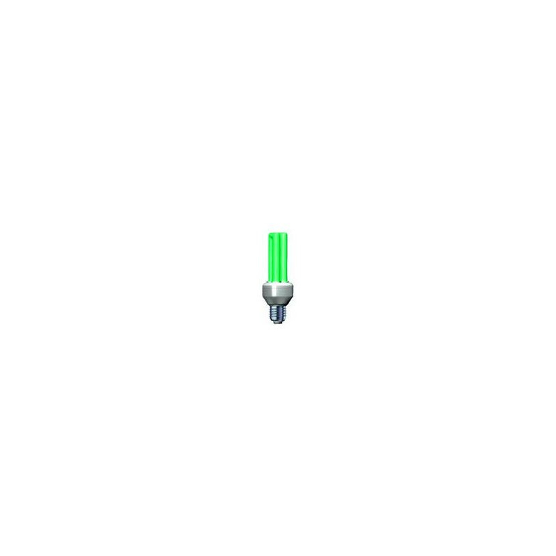 Úsporná žiarovka Slide 25W E27 zelená