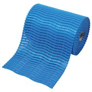 Modrá bazénová rohož Soft-Step - dĺžka 15 m, šírka 60 cm a výška 0,9 cm