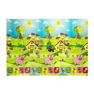 Detská skladacia penová hracia podložka Casmatino Piggy - dĺžka 200 cm, šírka 140 cm a výška 0,9 cm