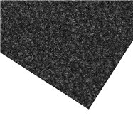 Čierna kobercová čistiaca zóna FLOMA Valeria (Bfl-S1) - dĺžka 50 cm, šírka 100 cm a výška 0,9 cm