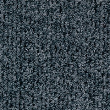 Gumová hliníková kefová vonkajšie vstupná rohož FLOMA Alu Extra - dĺžka 100 cm, šírka 100 cm a výška 1,7 cm