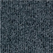 Textilné hliníková kefová vnútorné vstupná rohož FLOMA Alu Extra - dĺžka 100 cm, šírka 100 cm a výška 1,7 cm
