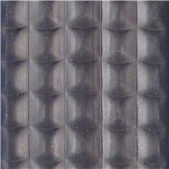 Čierna gumová hliníková vonkajšia vstupná rohož FLOMA Alu Low - dĺžka 100 cm, šírka 100 cm a výška 1 cm