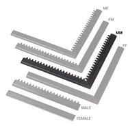 Čierna nábehová hrana "samec" MF Safety Ramps D12 / C12 Nitrile - dĺžka 100 cm a šírka 5 cm