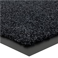 Antracitová vnútorné čistiaca vstupná rohož FLOMA BRILJANT (Bfl-S1) - dĺžka 40 cm, šírka 60 cm a výška 0,9 cm