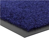Modrá vnútorné čistiaca prateľná vstupná rohož FLOMA Twister - dĺžka 40 cm, šírka 60 cm a výška 0,8 cm