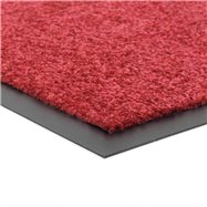 Červená vnútorná čistiaca prateľná vstupná rohož FLOMA Twister - dĺžka 40 cm, šírka 60 cm a výška 0,8 cm
