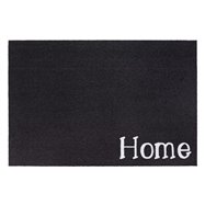 Vnútorná čistiaca vstupná rohož FLOMA Mondial Home - black - dĺžka 50 cm a šírka 75 cm