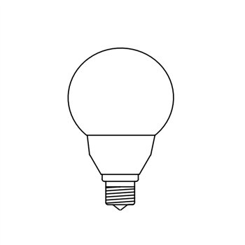 LED žiarovka SLIDE, 5W - 500lm, E27, teplá biela (3000K)