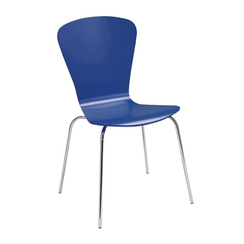 Jedálenská stolička Milla, nevädzovo modrá