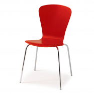 Jedálenská stolička Milla, červená