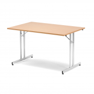 Skladací stôl Emily, 1200x800 mm, buk, chróm