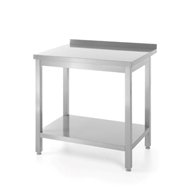 Pracovný stôl s policou, montovaný 1200x600x(H)850 mm