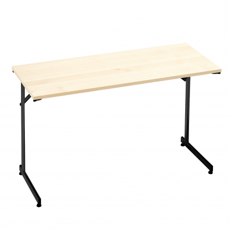 Skladací stôl Claire, 1200x500 mm, breza, čierna