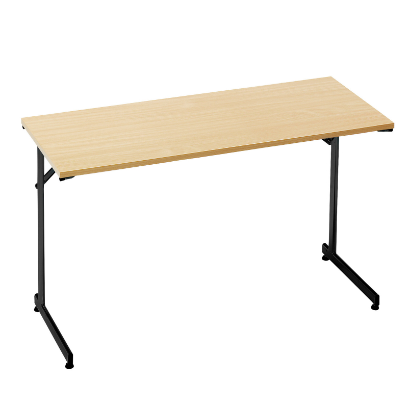 Skladací stôl Claire, 1200x500 mm, buk, čierna