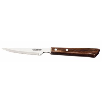 Steakový nôž, hnedý 22 cm, súprava 6 ks